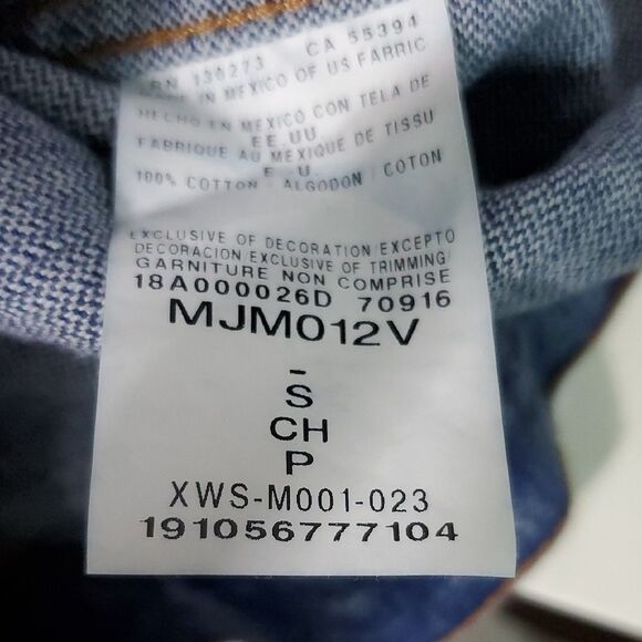 Wrangler Men's Denim Vintage Blast Trucker Denim Jean Jacket Size S - Picture 7 of 8